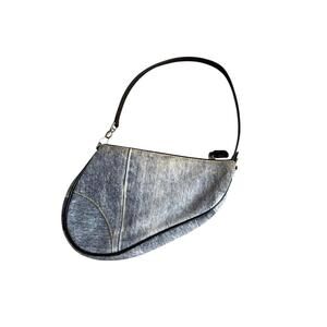 Christian Dior Women's Blue and Grey Bag